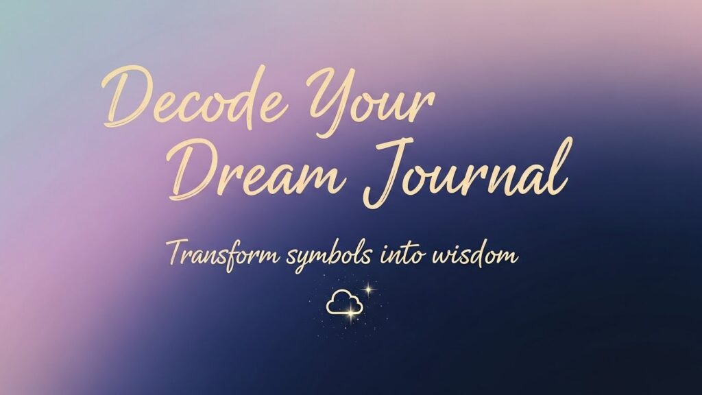 interpret dream journal