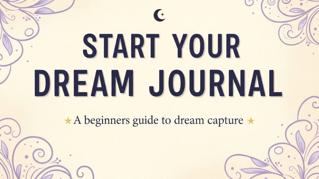 start dream journal