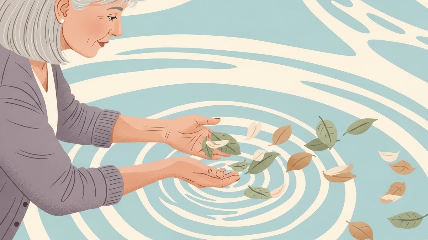 Release mental clutter: Breathing freely in an uncluttered space.